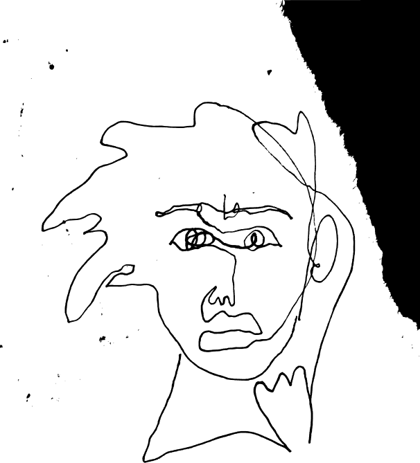 Outline of a face